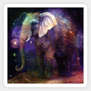 Elephant Spirit, Beautiful Wildlife Sticker